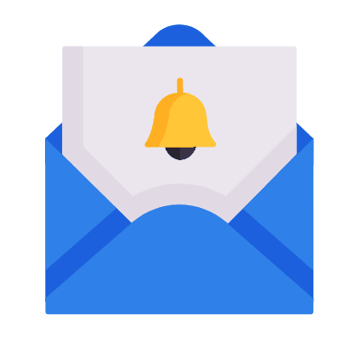 wired flat 3095 notification letter hover pinch